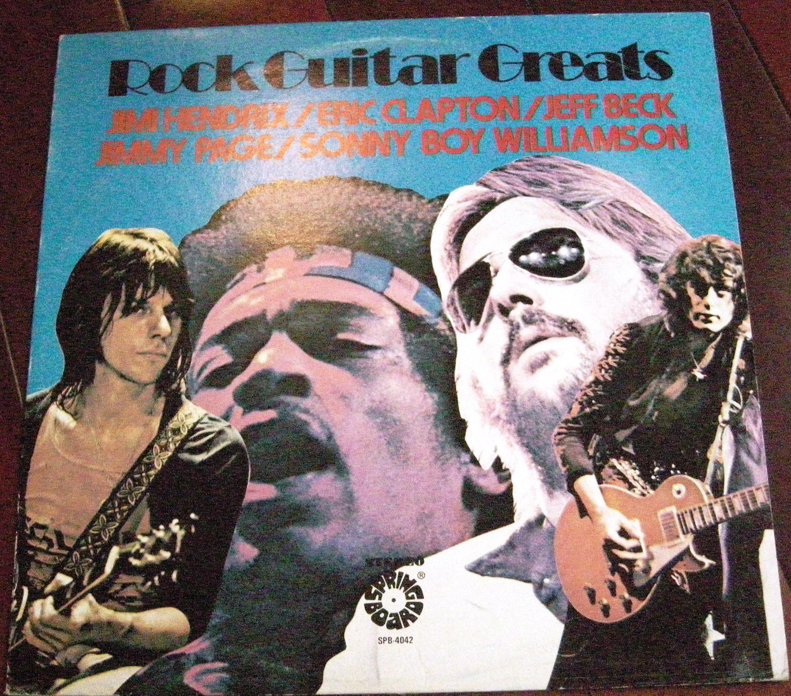 Rock Guitar Greats (Clapton, Beck, Page & Hendrix) (LP)