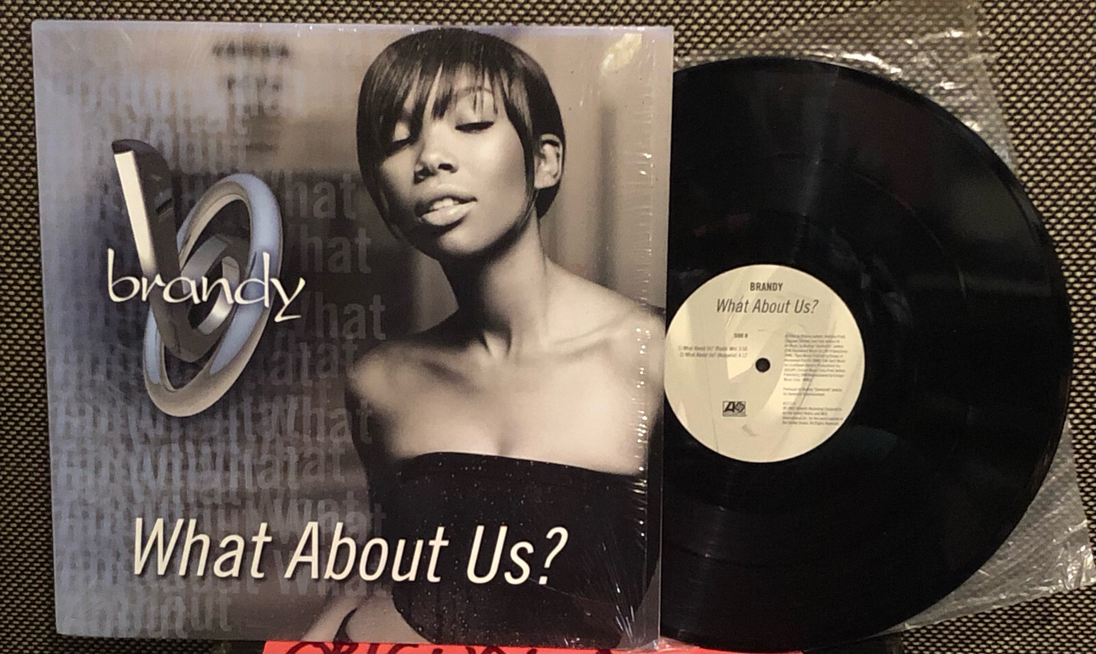 2002 Brandy “What About Us?” (12″ Single #075678521706)