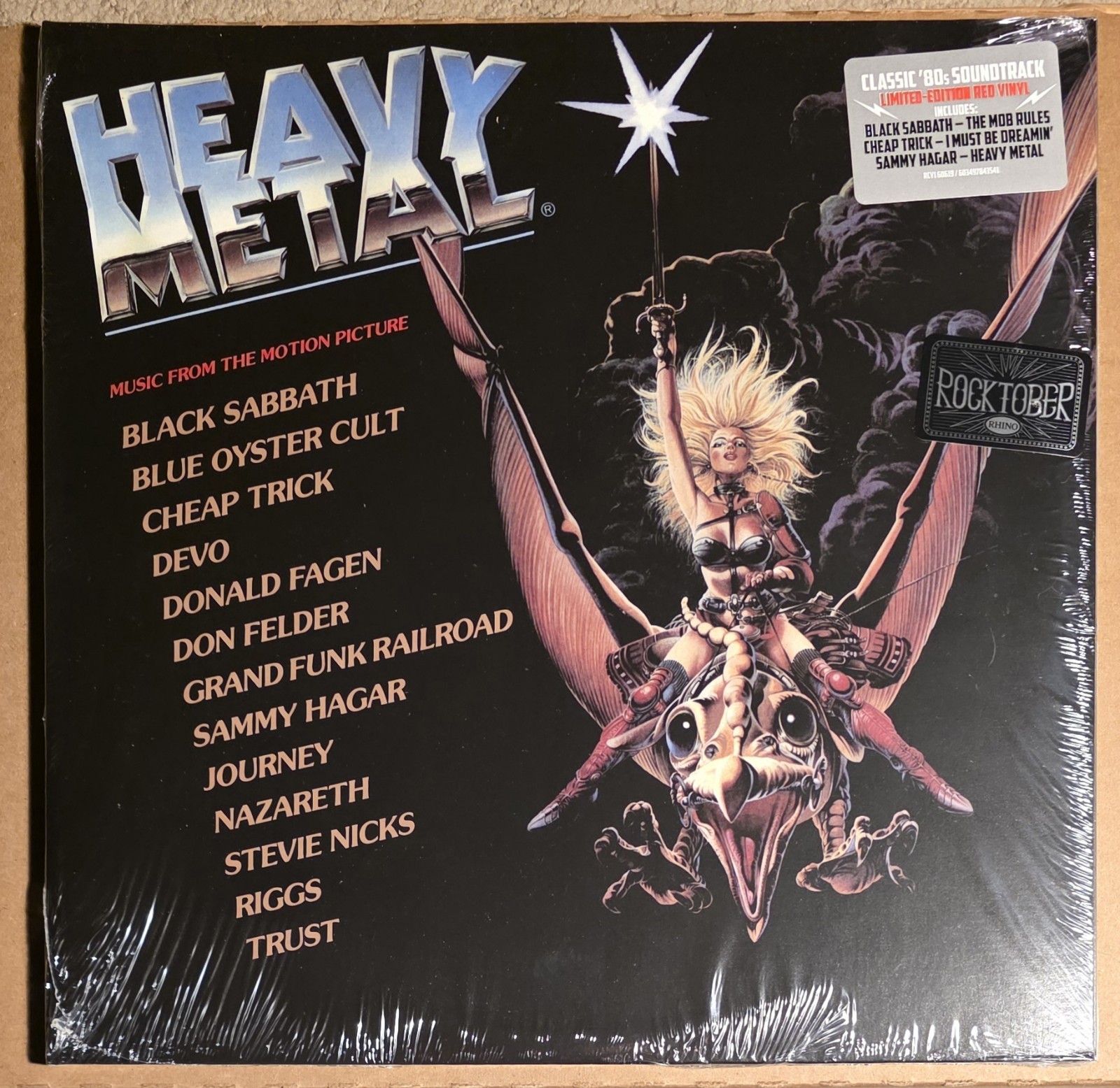 Heavy Metal: Music from the Motion Picture – New 2 LP Limited Edition Red Vinyl