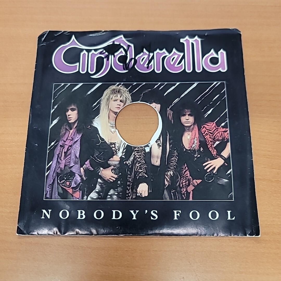 Cinderella Nobody’s Fool Push Push Mercury 884 851-7 – VG Vinyl G Paper Sleeve