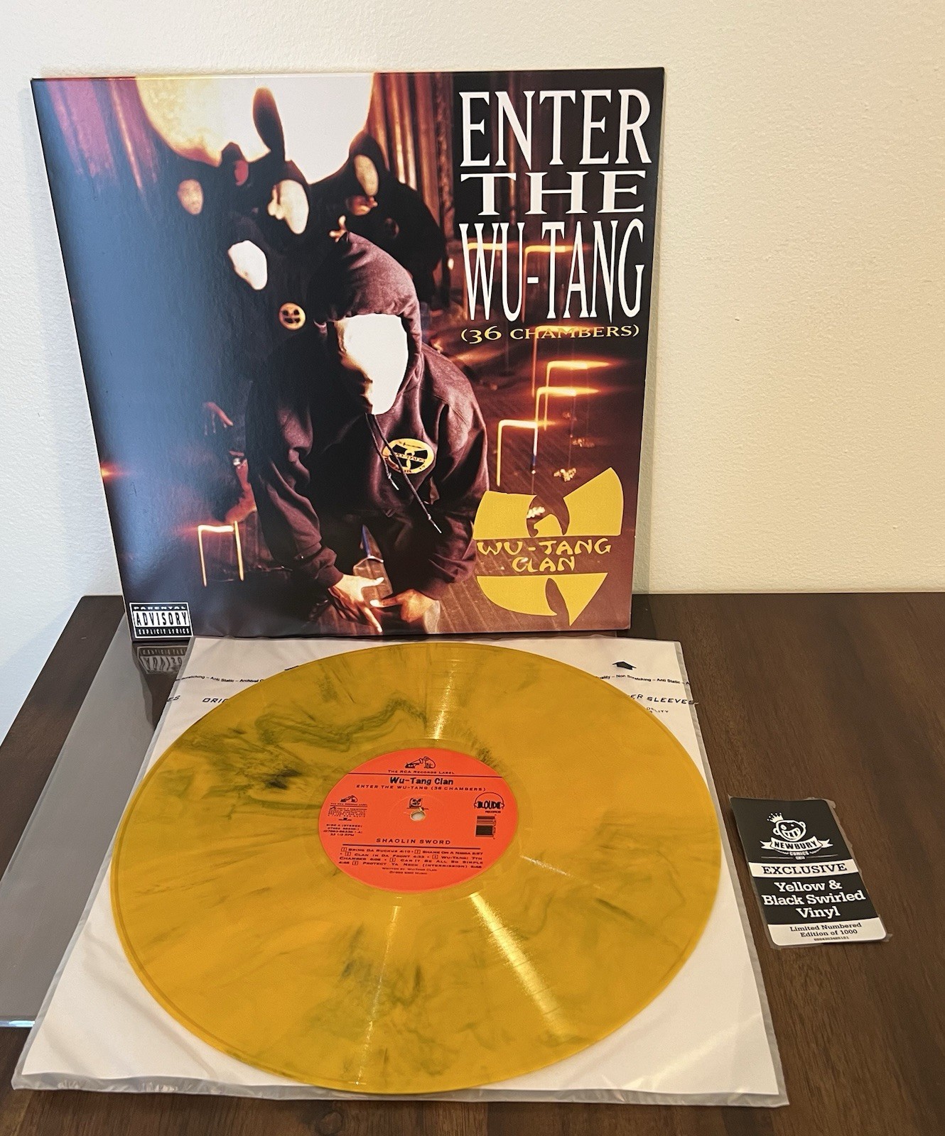 Wu-Tang Clan Enter The Wu-Tang 36 Chambers LP #631 Newbury Limited Swirl Vinyl*