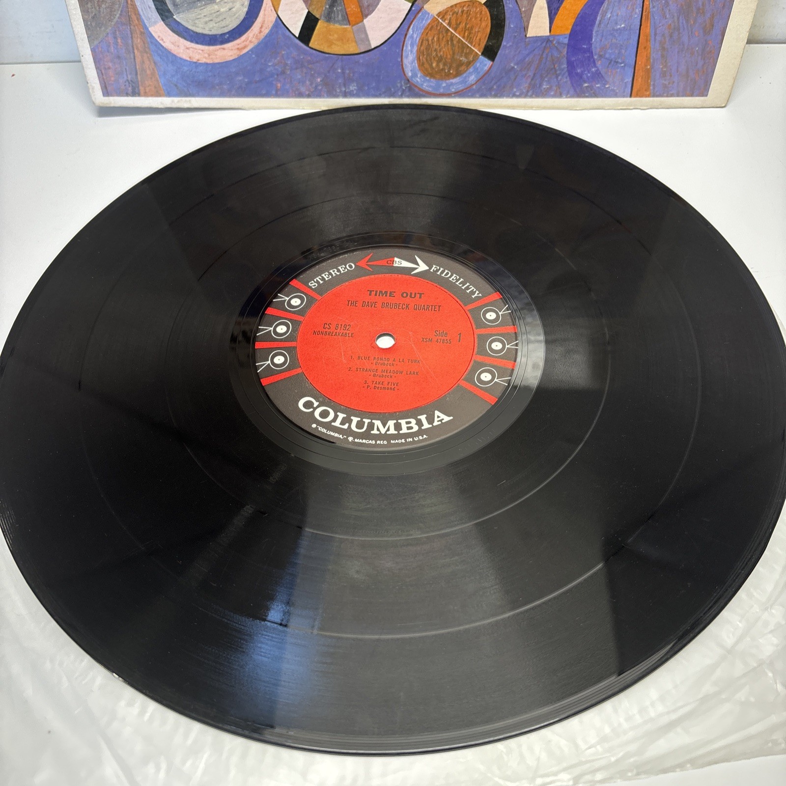 The Dave Brubeck Quartet Time Out Vinyl LP 1961 Columbia CS 8192