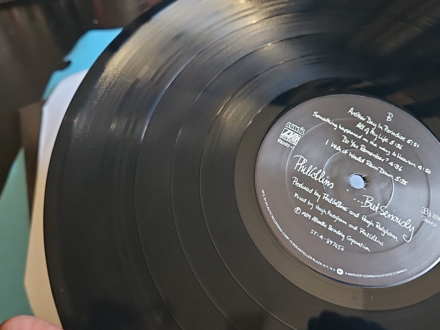 Phil Collins ‎– …But Seriously 1989 VG+ LP Album Pop Rock Atlantic 82050-1 #1