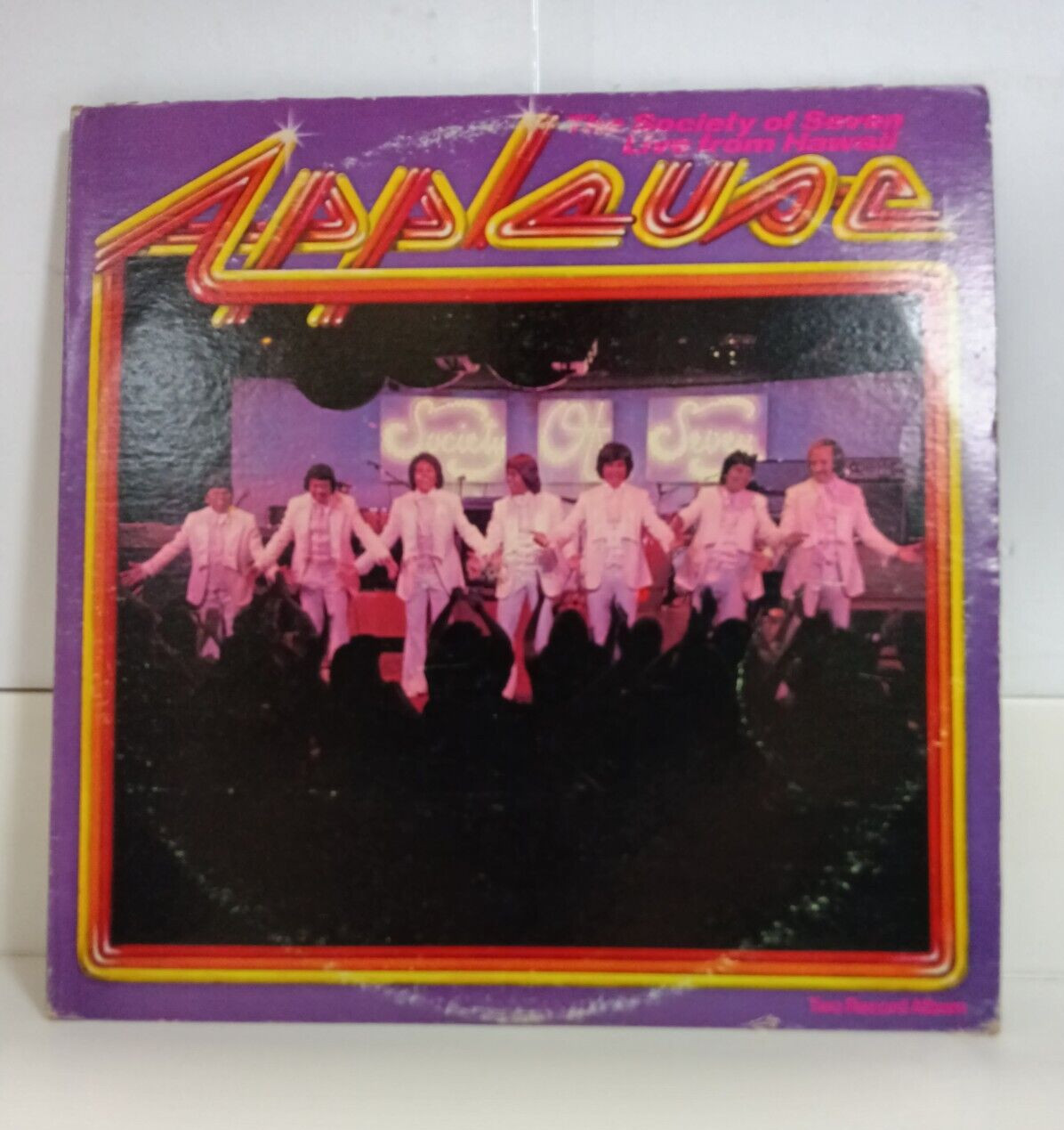 Society Of Seven – Applause – 1976 Double LP Gatefold Live In Hawaii Vinyl