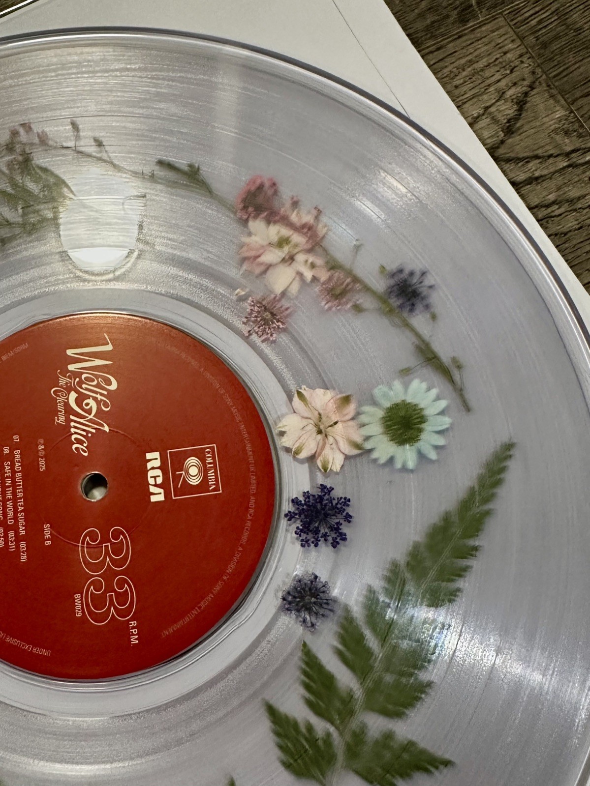 Wolf Alice – The Clearing FLOWER FILLED Bad World Records vinyl