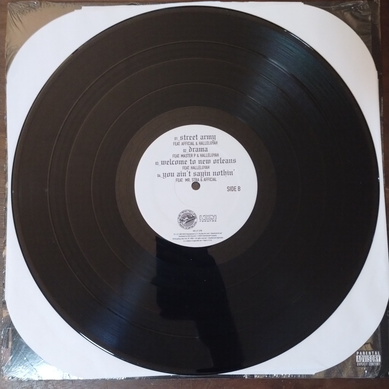 Tru – The Truth – Koch Records – KOC-LP-5790 – Vinyl – 2005 – Hip Hop – Gangsta