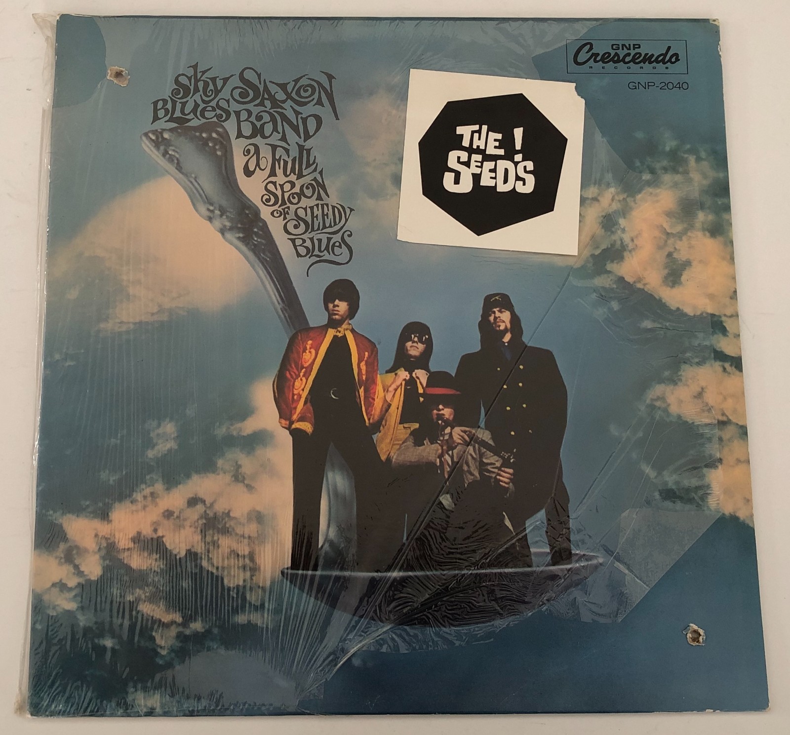 ’67 Garage Psych LP SKY SAXON BLUES BAND A Full Spoon GNP CRESCENDO Mono Hype!