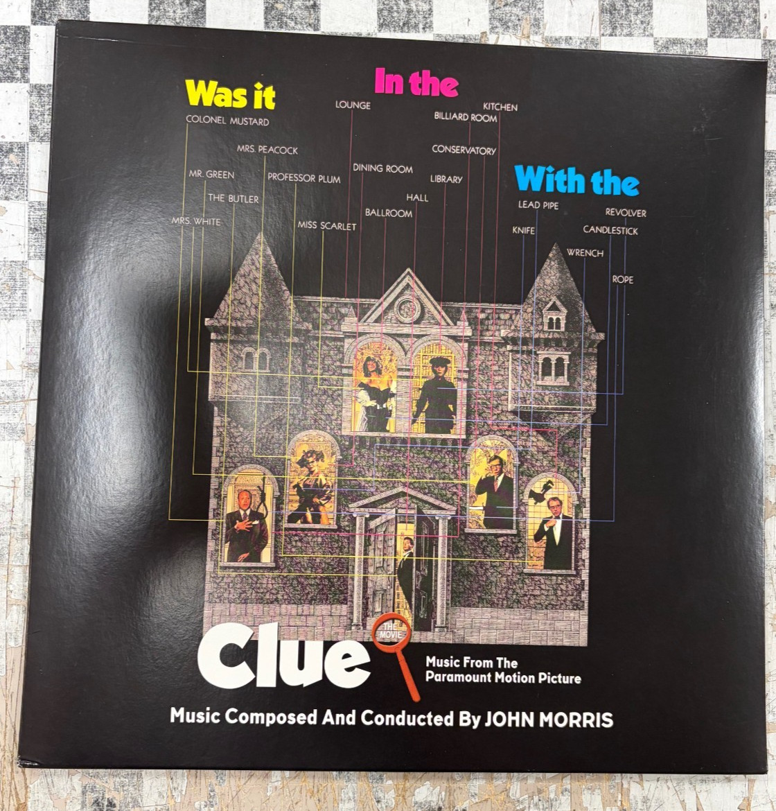 2023 Clue the Movie Mrs. Peacock Marble Blue NM ETR132 Tim Curry John Morris OST
