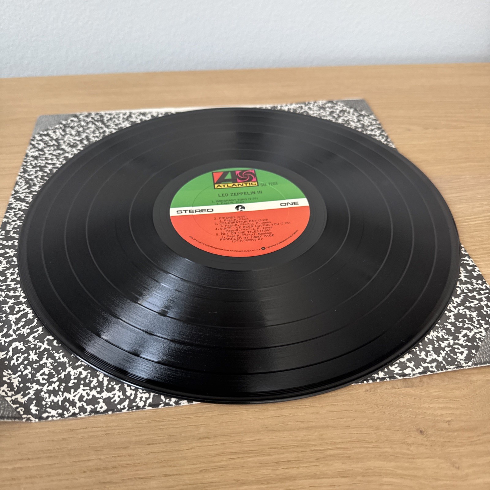 LED ZEPPELIN III LP SD 7201 ‘Do What Thou Wilt’ VG++ Vinyl Lp