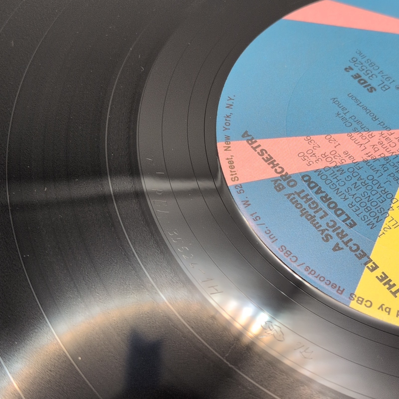 Electric Light Orchestra Eldorado LP Jet Records 1974 Rock 12″ Vinyl Promo Ster…