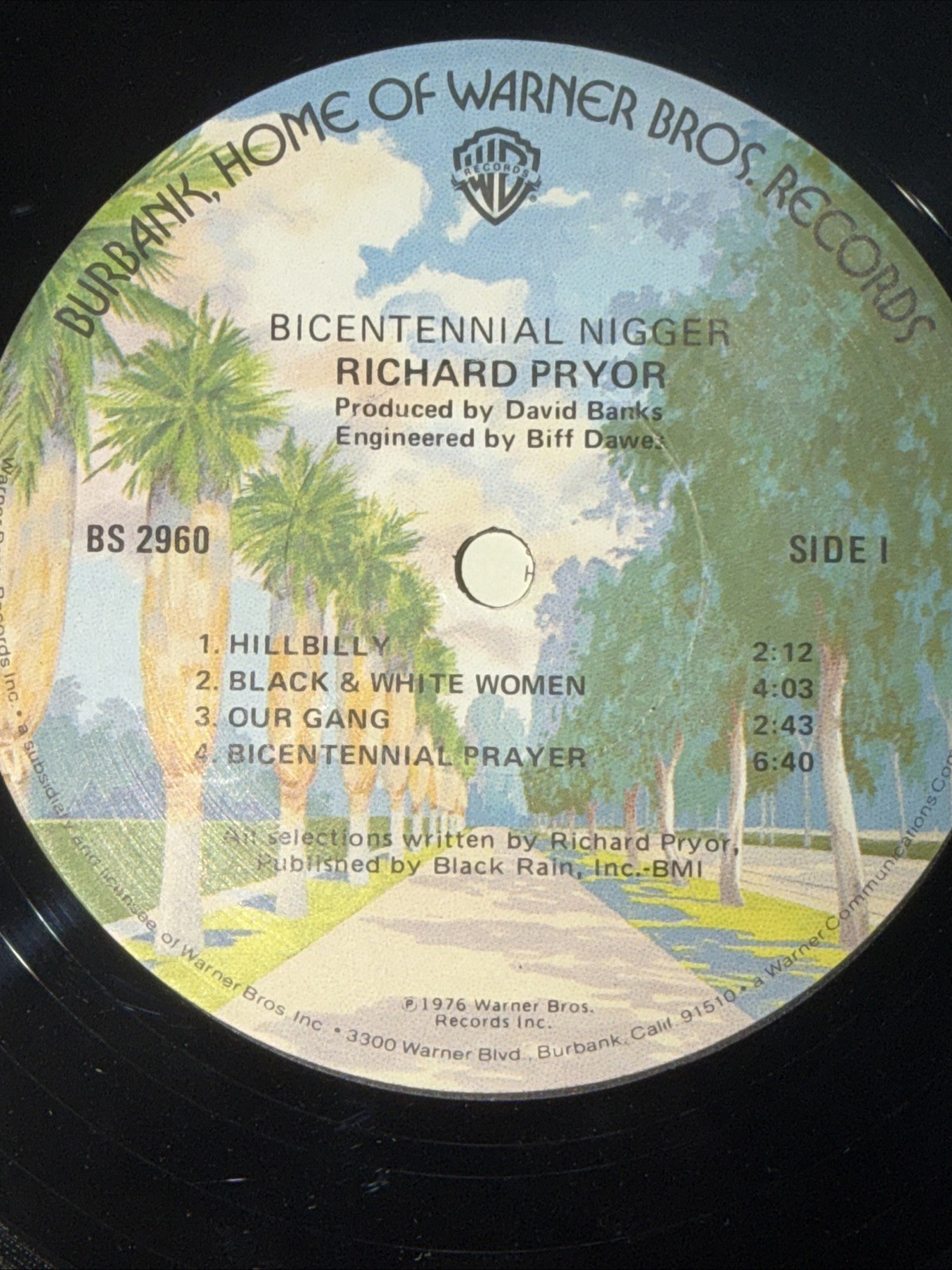 Richard Pryor ♫ Bicentennial Nigger ♫ Rare 1976 Warner Bros. Vinyl LP in Shrink