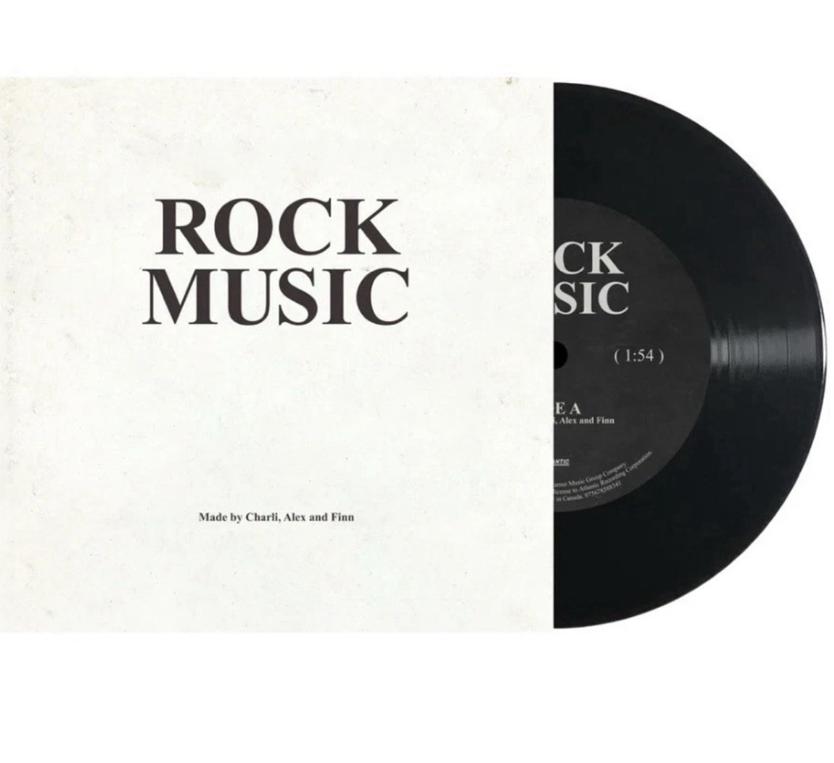 Charli XCX Rock Music 7” Black Vinyl Single Mint/New