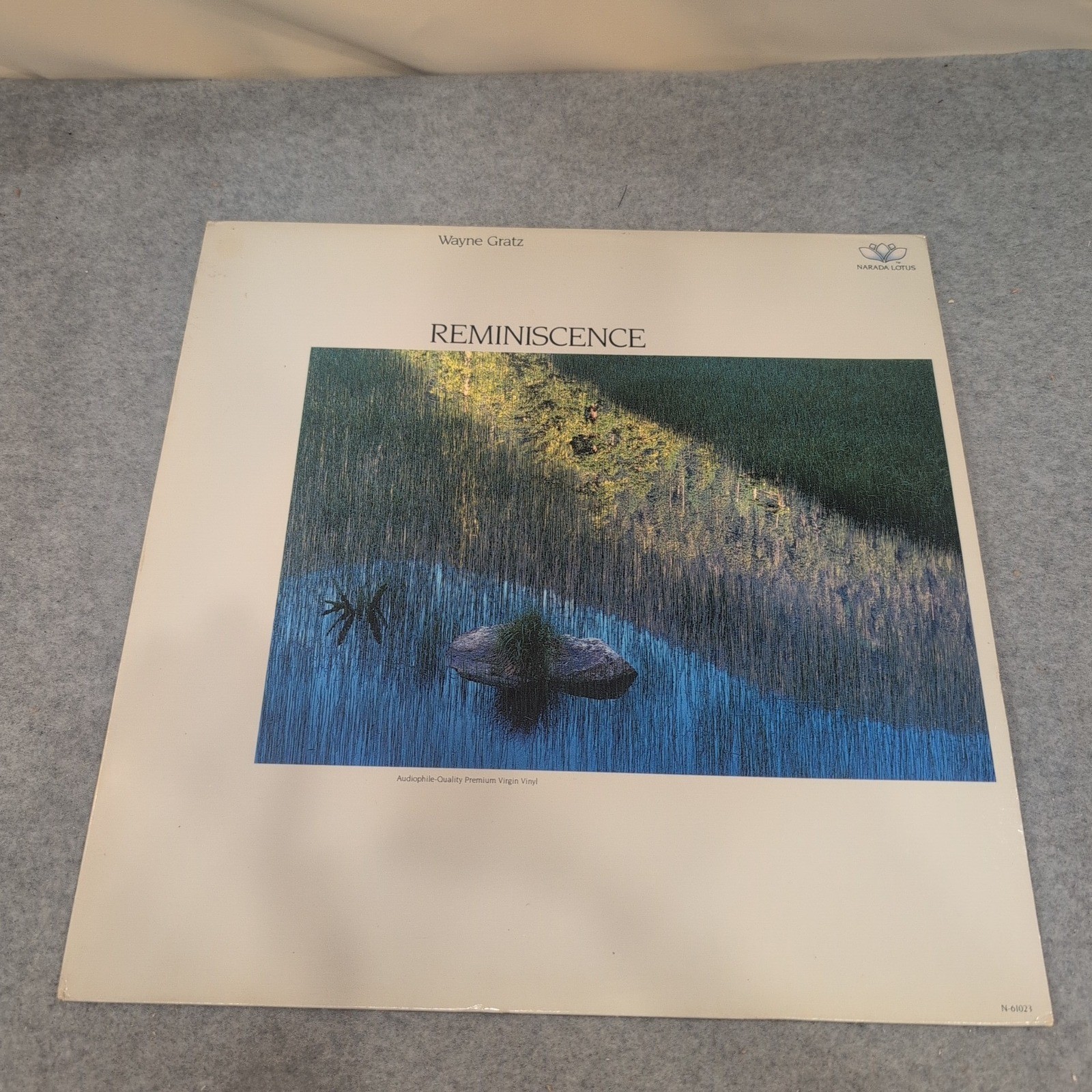 Wayne Gratz Reminiscence Vinyl LP Narada Lotus 1989 New Age Piano N-61023