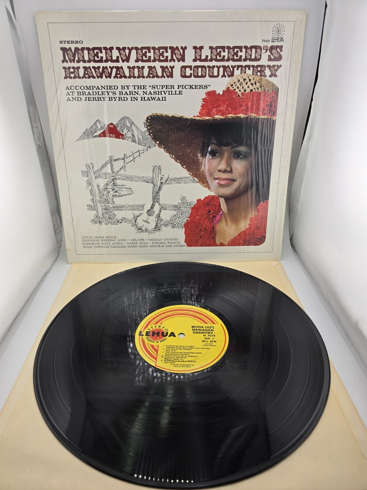 Melveen Leed – Melveen Leed’s Hawaiian Country – 1975 – STEREO – Vinyl – LP VG+