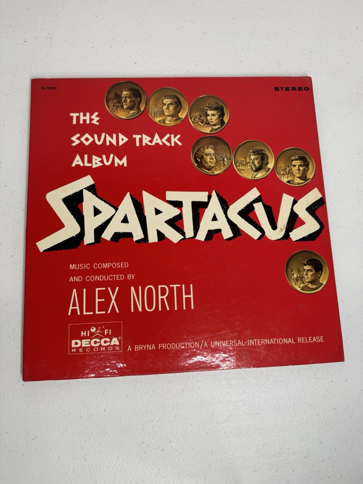 Alex North ‎Spartacus (The Sound Track Album) Decca DL 79092