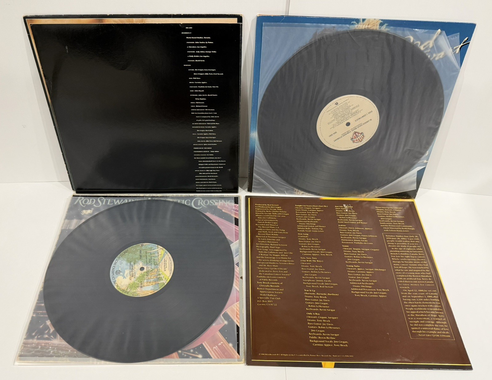 Lot of 4 Rod Stewart Vinyl LP Albums Classic Rock 1975 – 1981 fully play tested