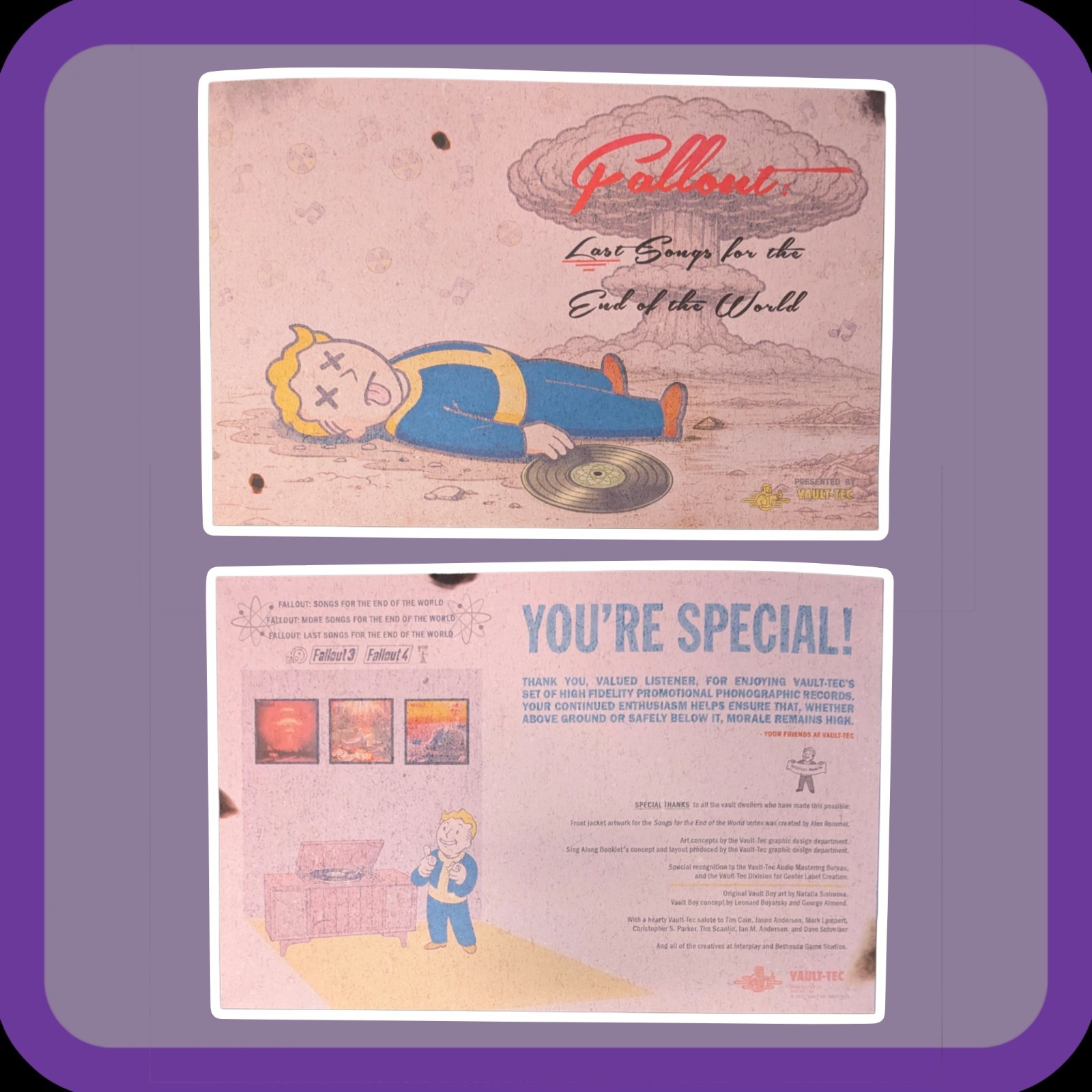 Fallout: Last Songs For The End Of The World Vinyl Soundtrack