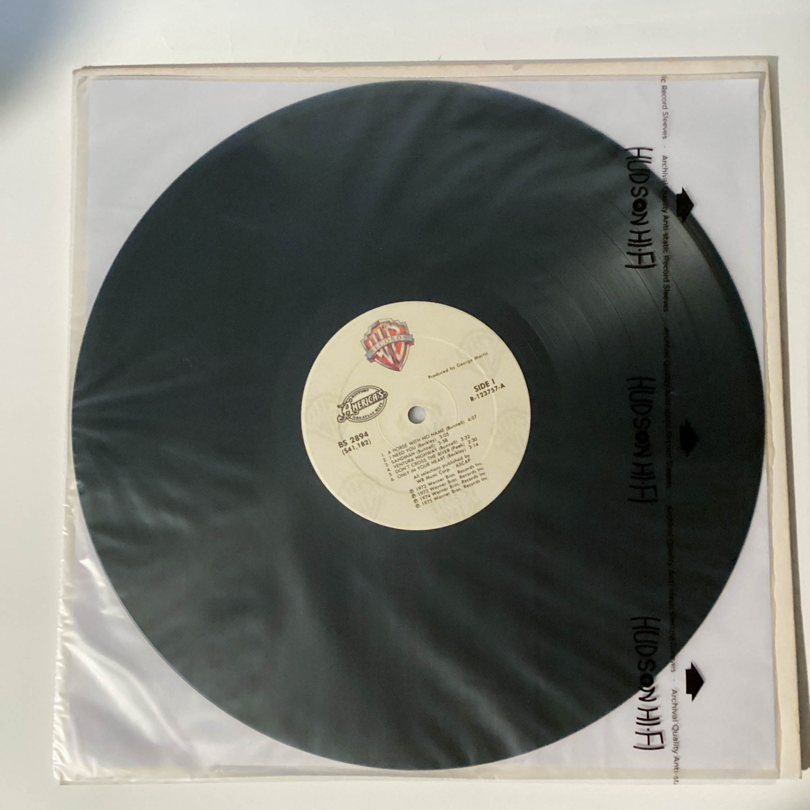 America History America’s Greatest Hits Vintage Vinyl LP Ultrasonic Cleaned