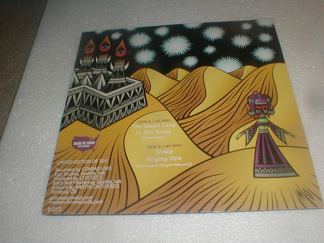 Princess SELLING SULPHUR Made In China LP 2013 Seattle Punk Metal Grunge 1/300