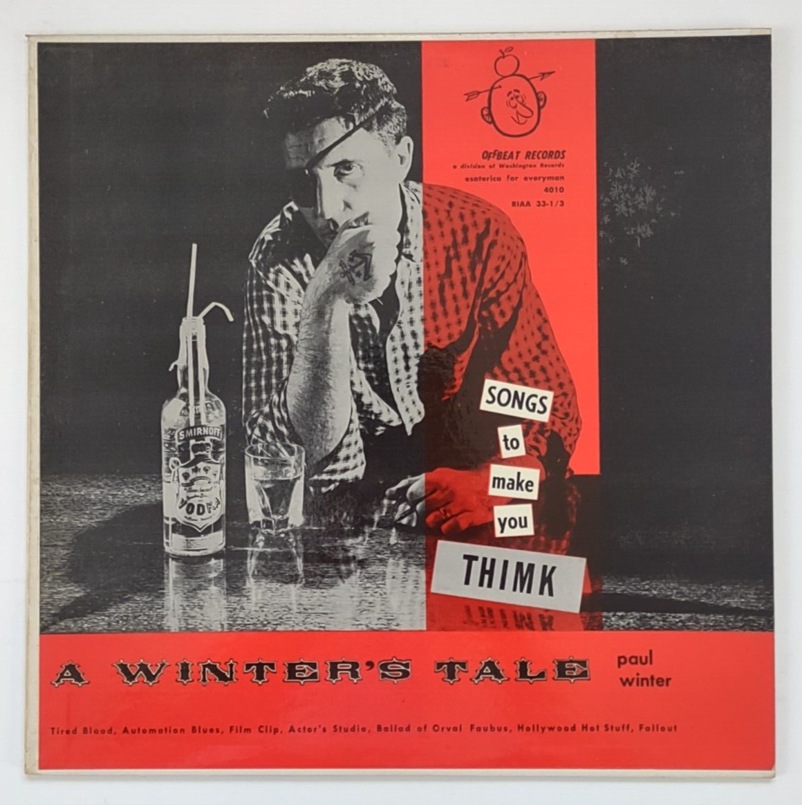 Songs to Make You Thimk A Winter’s Tale Paul Winter vinyl record Tested Works