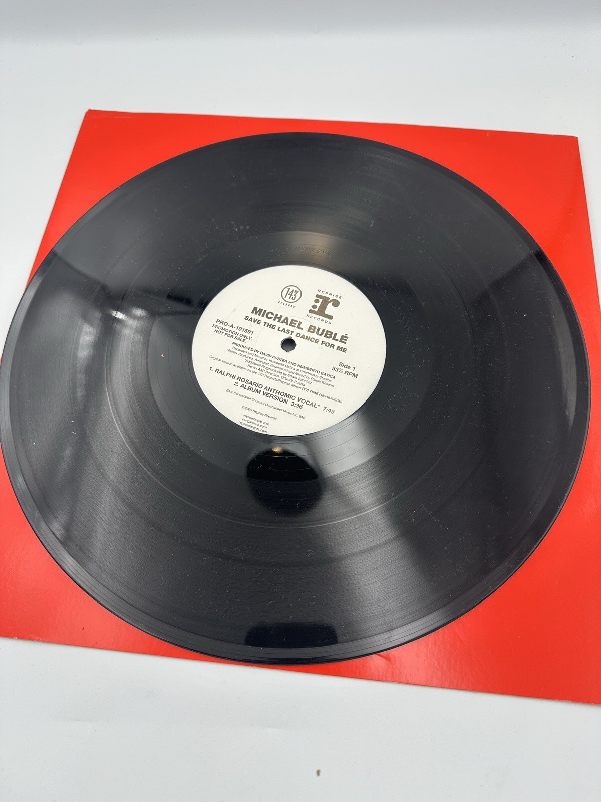 MICHAEL BUBLÉ SAVE THE LAST DANCE FOR ME 12″ MAXI-SINGLE LP RARE