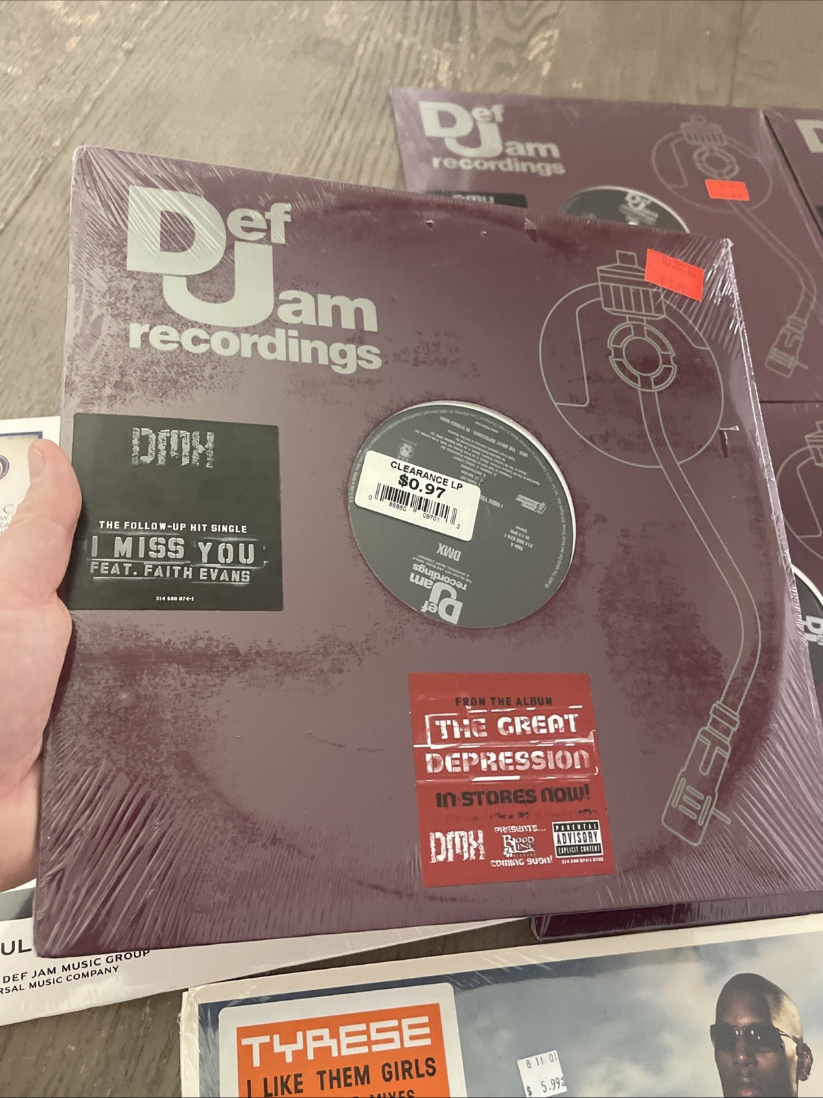 8 SEALED Def Jam Recordings DMX Ja Rule Ludacris Tyrese R&B LP Vinyl Record Lot