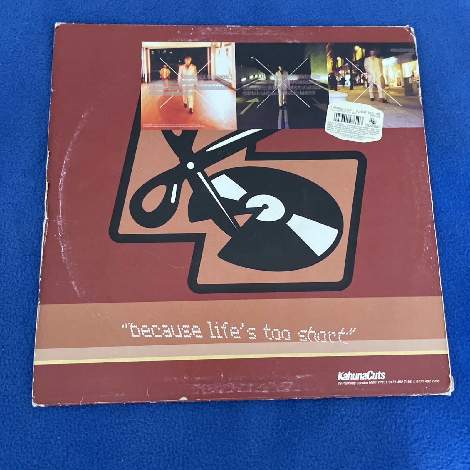 Language Lab Burning Disaster Groove Armada Club Vinyl Record House 90s Alt