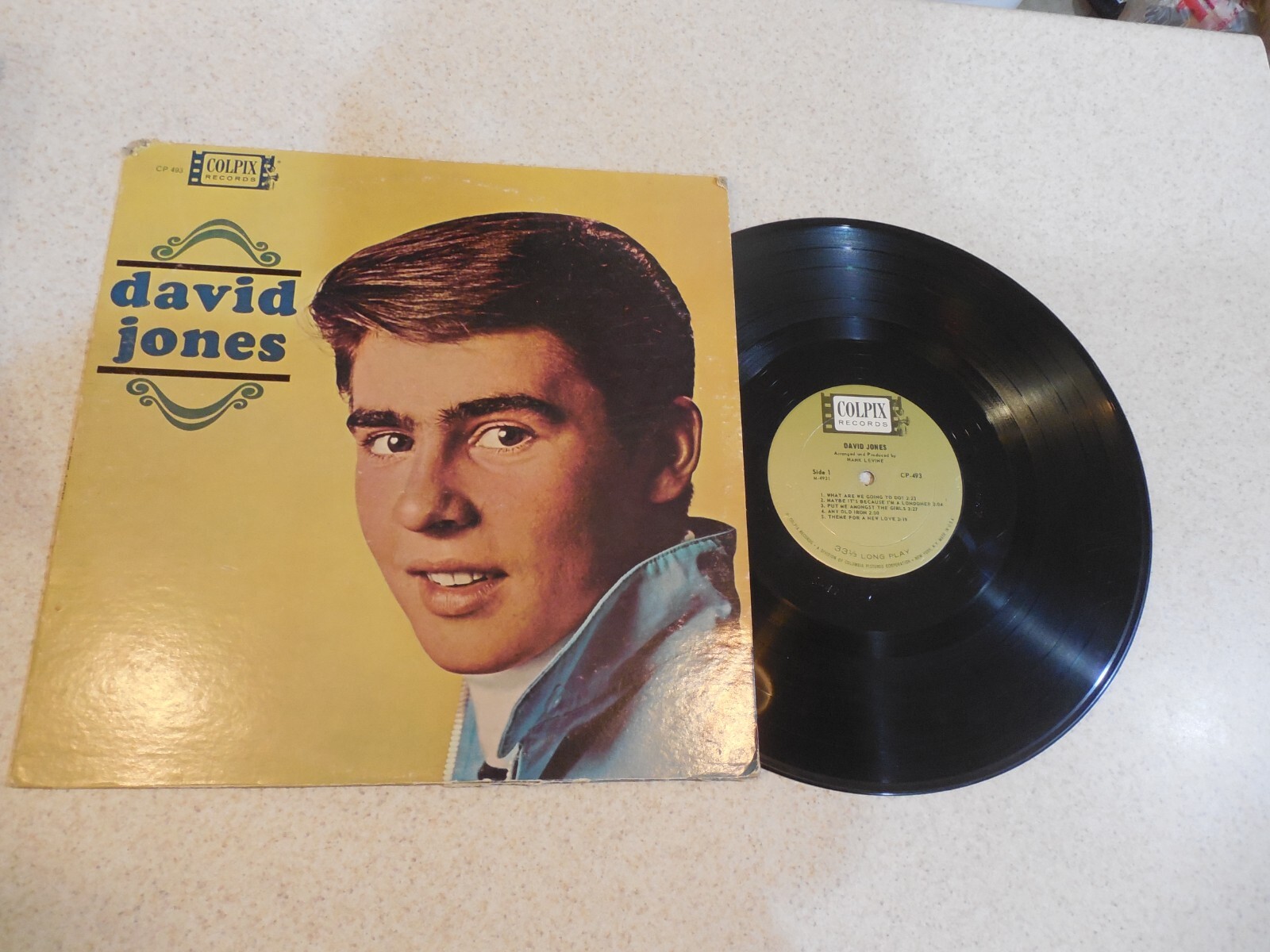 David Davy Jones LP – Self Titled – Colpix Records CP 493 Monkees