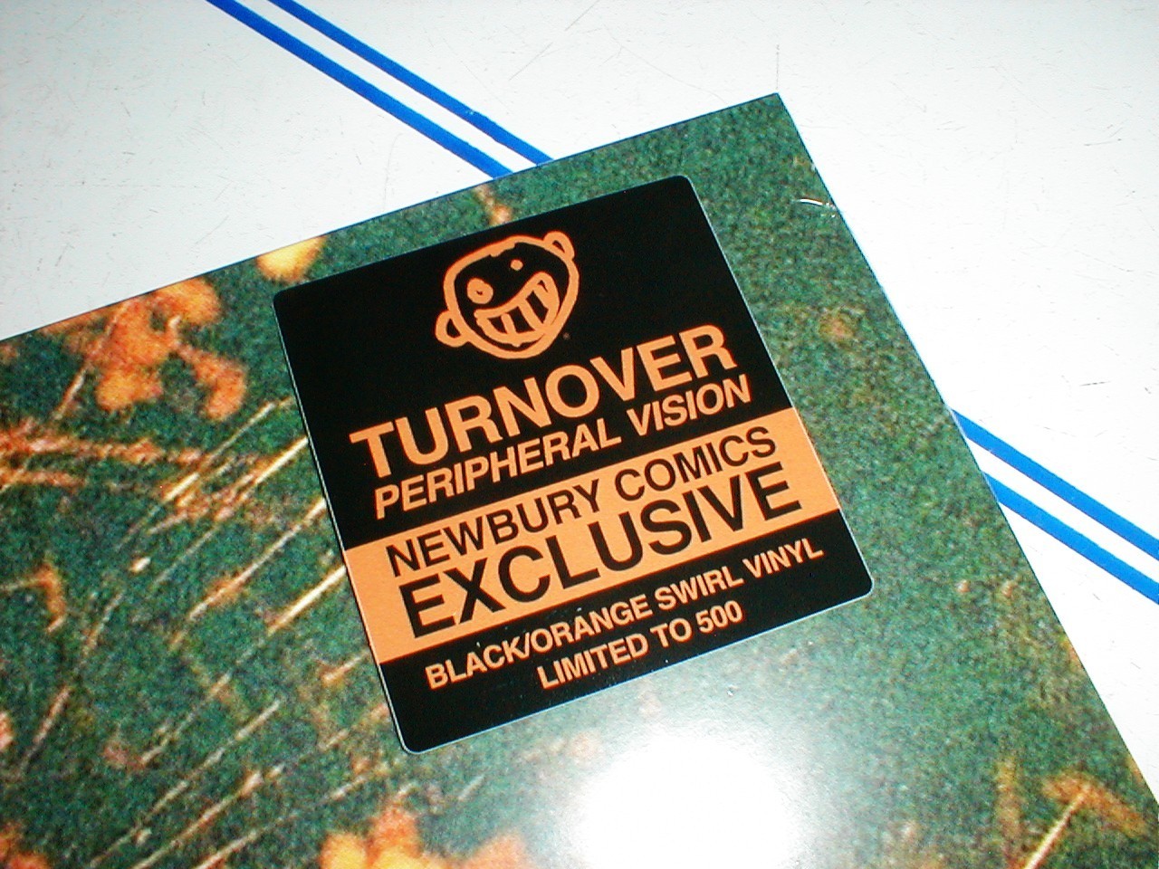 TURNOVER “Peripheral Vision” LP w Humming BLACK & ORANGE + LE 500 SEALED NM
