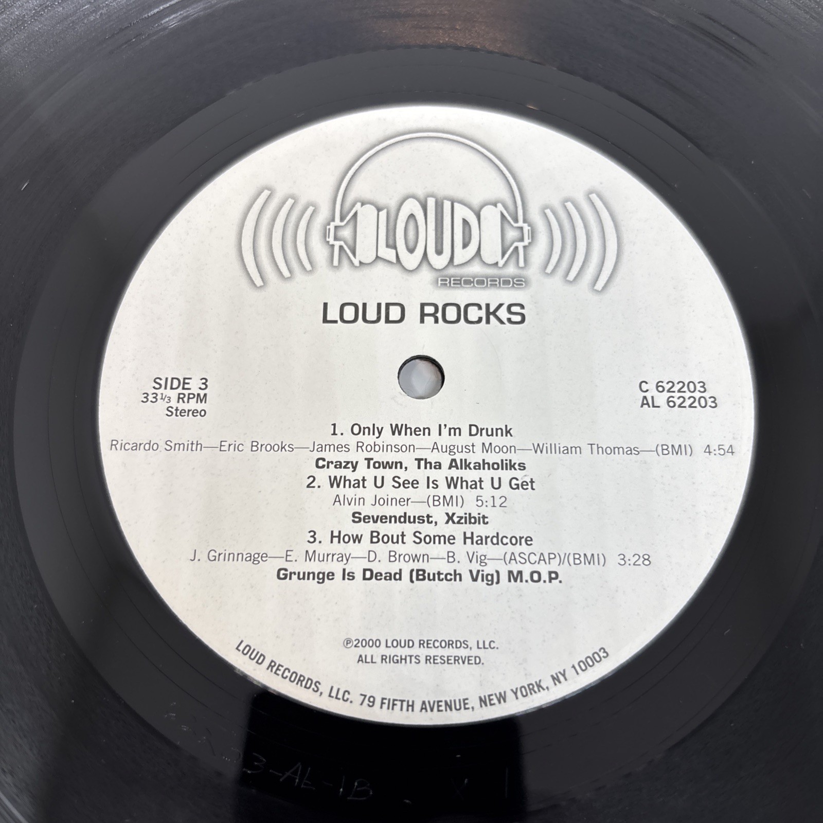 Loud Rocks Compilation 2xLP 2000 Loud Records Nu Metal / Rap Promo Vinyl EX