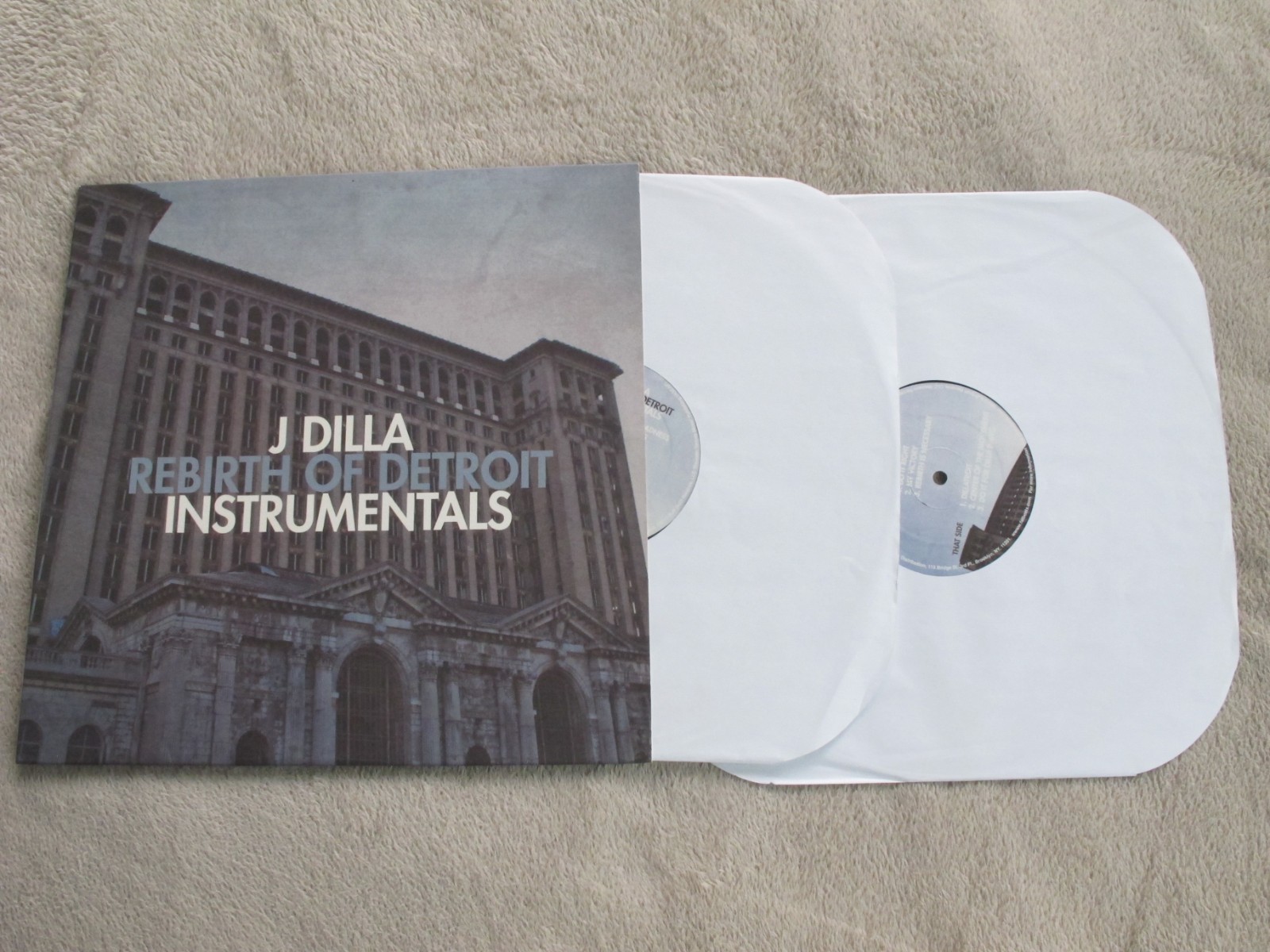 J Dilla ~ Rebirth of Detroit – Instrumentals – 2013 Press, RDR004 2LP Hip Hop
