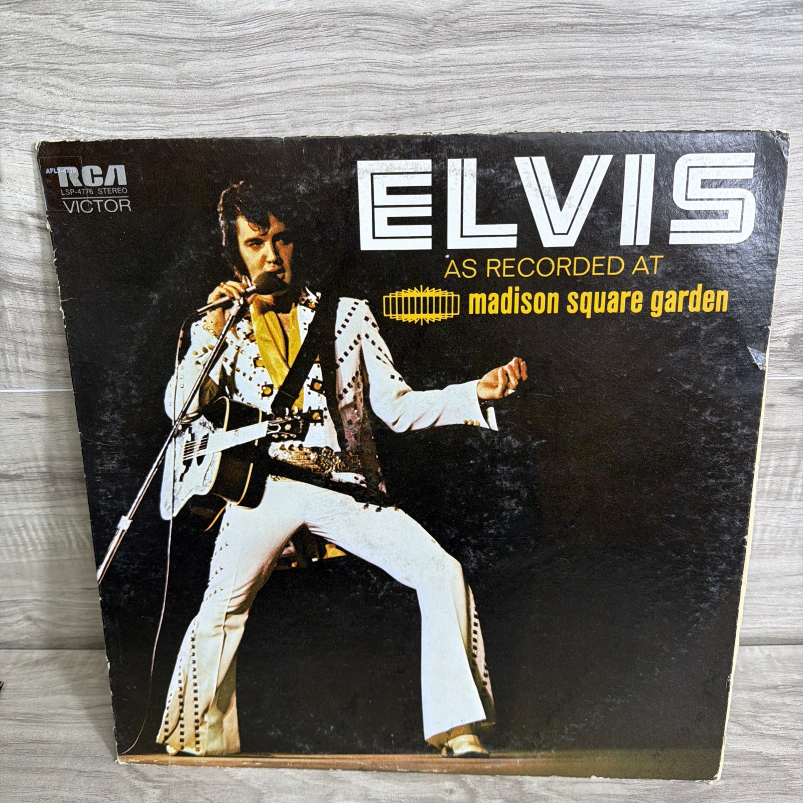 Elvis Presley Vinyl LP Live As Recorded At Madison Square Garden 1972 RCA Victor