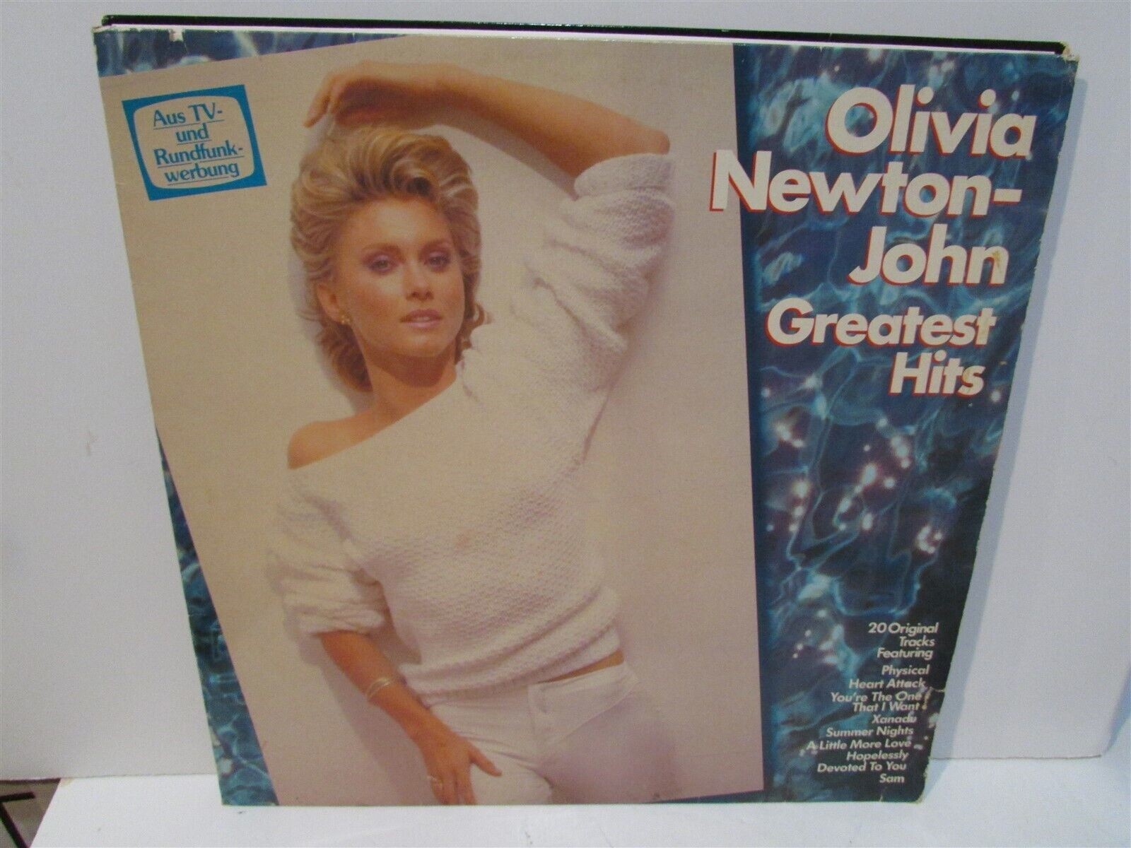 OLIVIA NEWTON JOHN Greatest Hits 20 Original 1982 VINYL LP Import German EMI