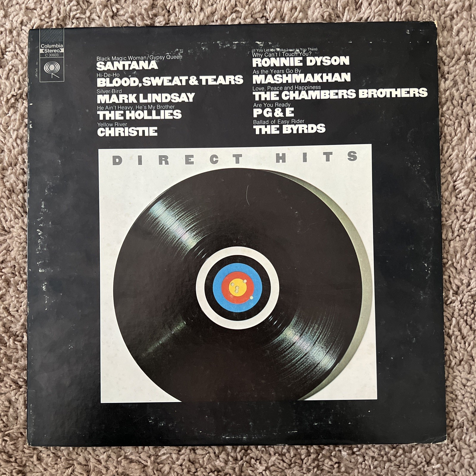 Direct Hits Record VG+, Columbia Records C 30603