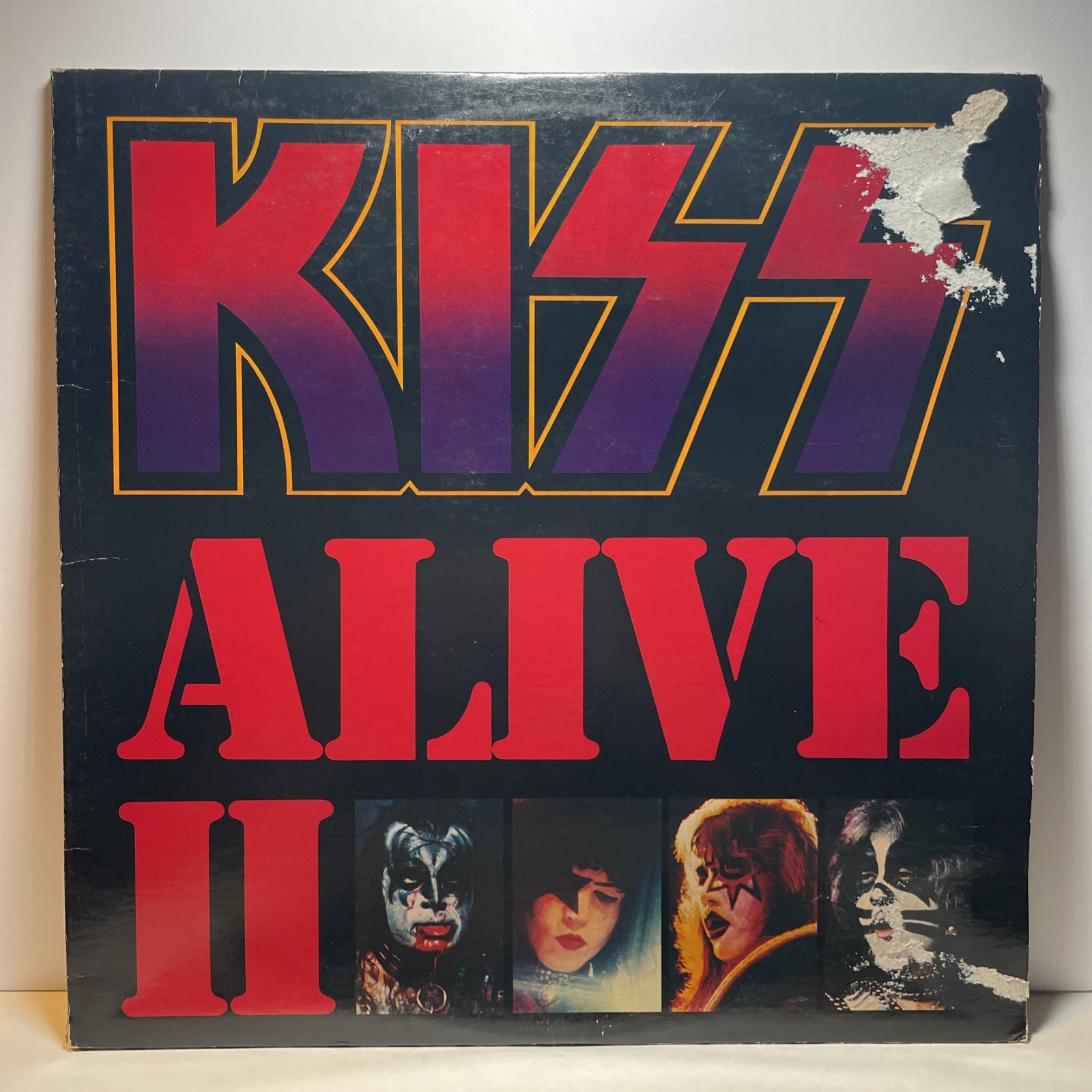 Kiss Alive II – FAST SHIPPING – 1977 Rare 2x Vinyl LP – Worn