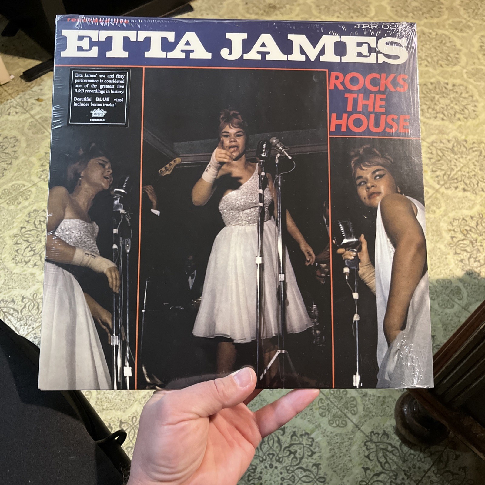 Etta James-Rocks The House LP (sealed reissue blue)