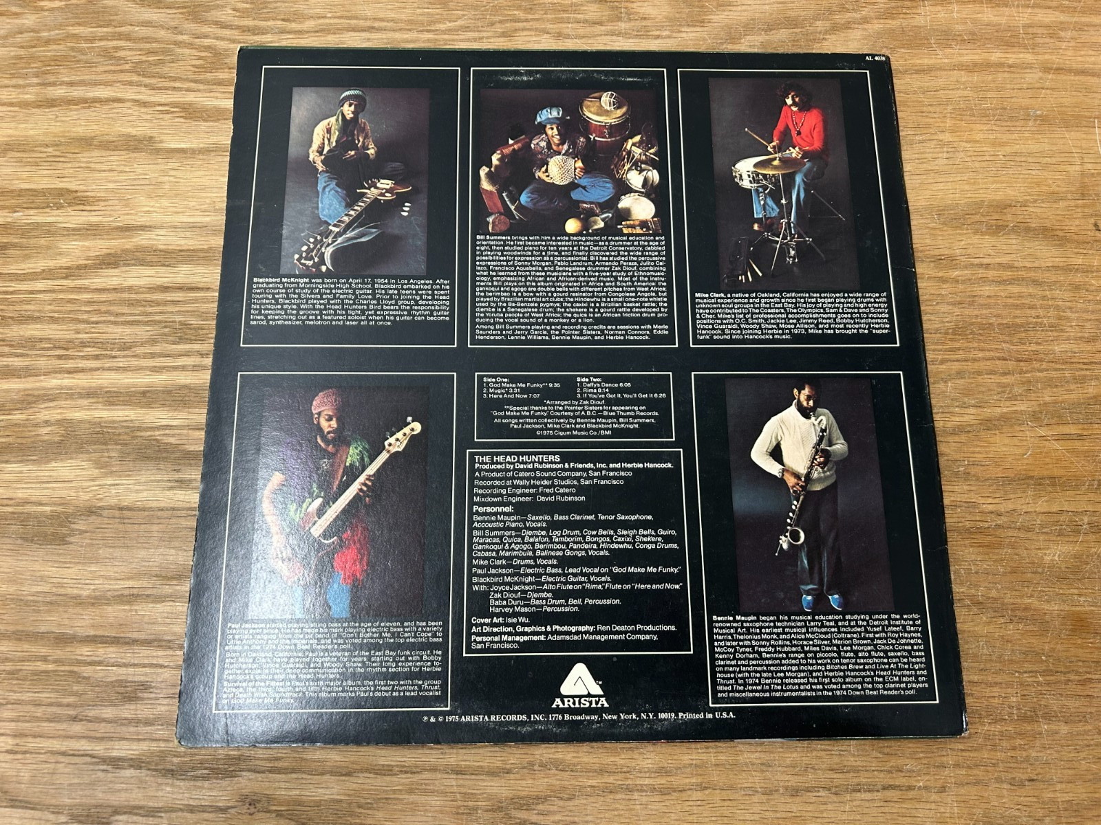 The Headhunters – Survival Of The Fittest LP 1975 Arista AL 4038 VG Vinyl Jazz