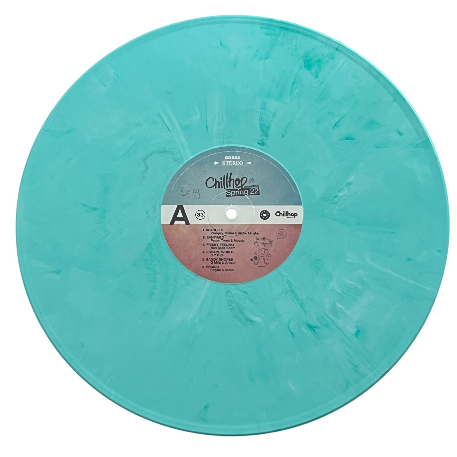 Chillhop Essentials Spring 2022 2LP White & Green Marble Ltd. Colored Vinyl /200