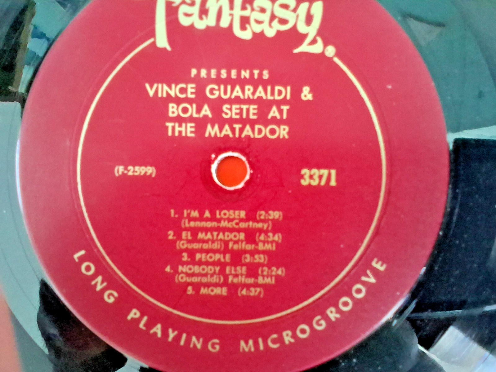 Vince Guaraldi & Bola Sete Live at the El Matador Fantasy 3371 Orig. Mono Jazz