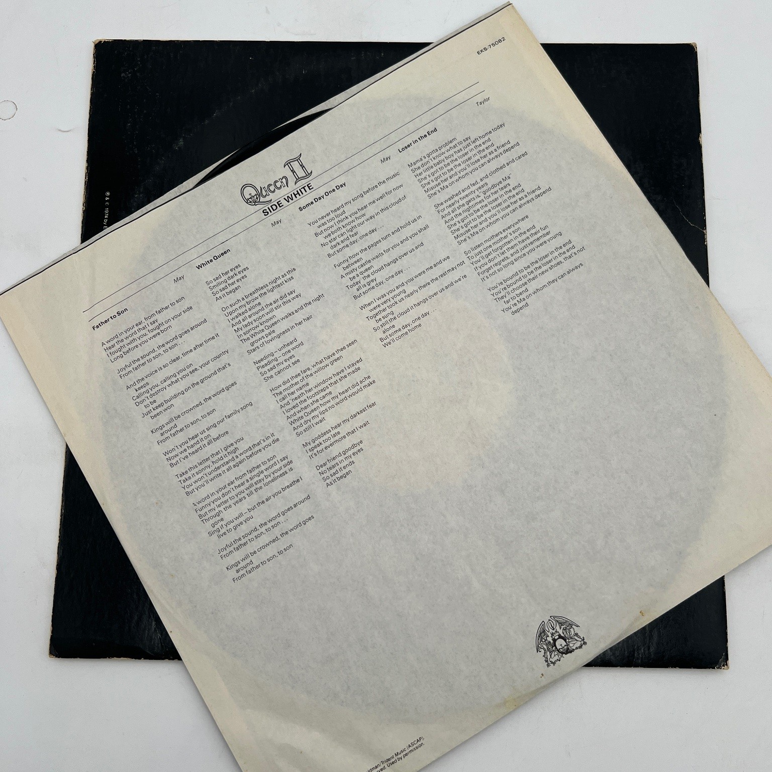 Queen – Queen II LP Record 1974 Elektra Rock 33 RPM US Press