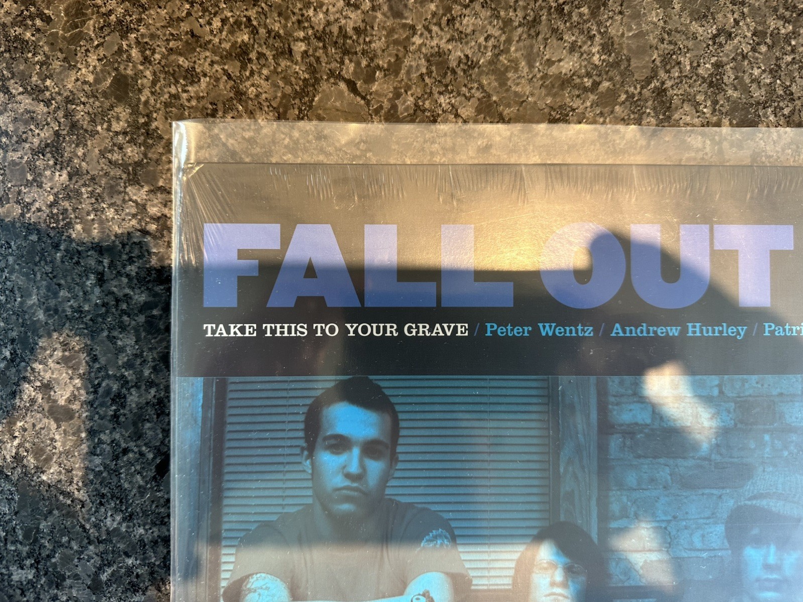 Fall Out Boy Take This To Your Grave Vinyl Translucent Blue 2009 in Shrink Hype