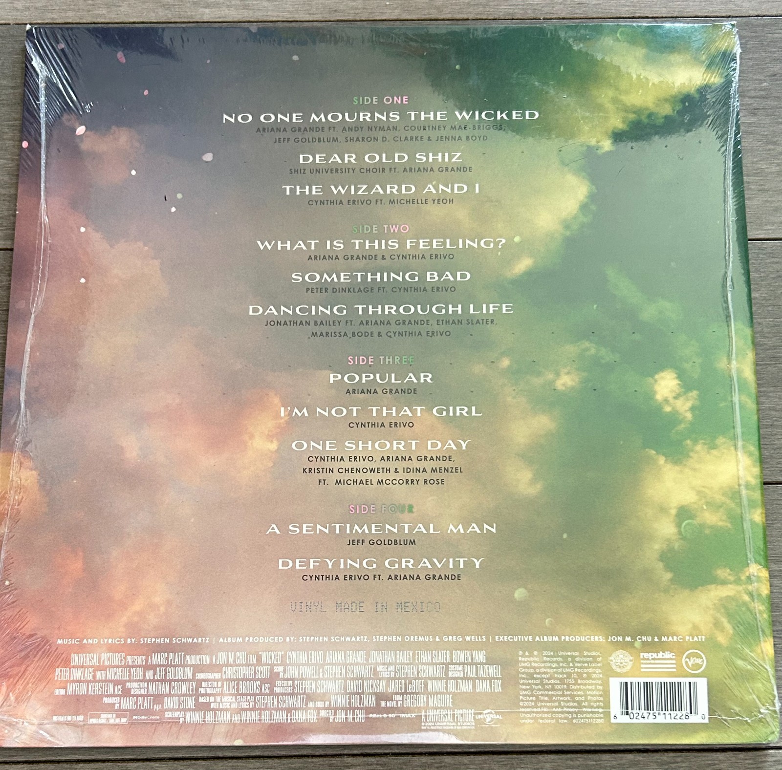 Wicked: For Good The Soundtrack Split Pink + Green Vinyl Various Artists NEW 🚚✅