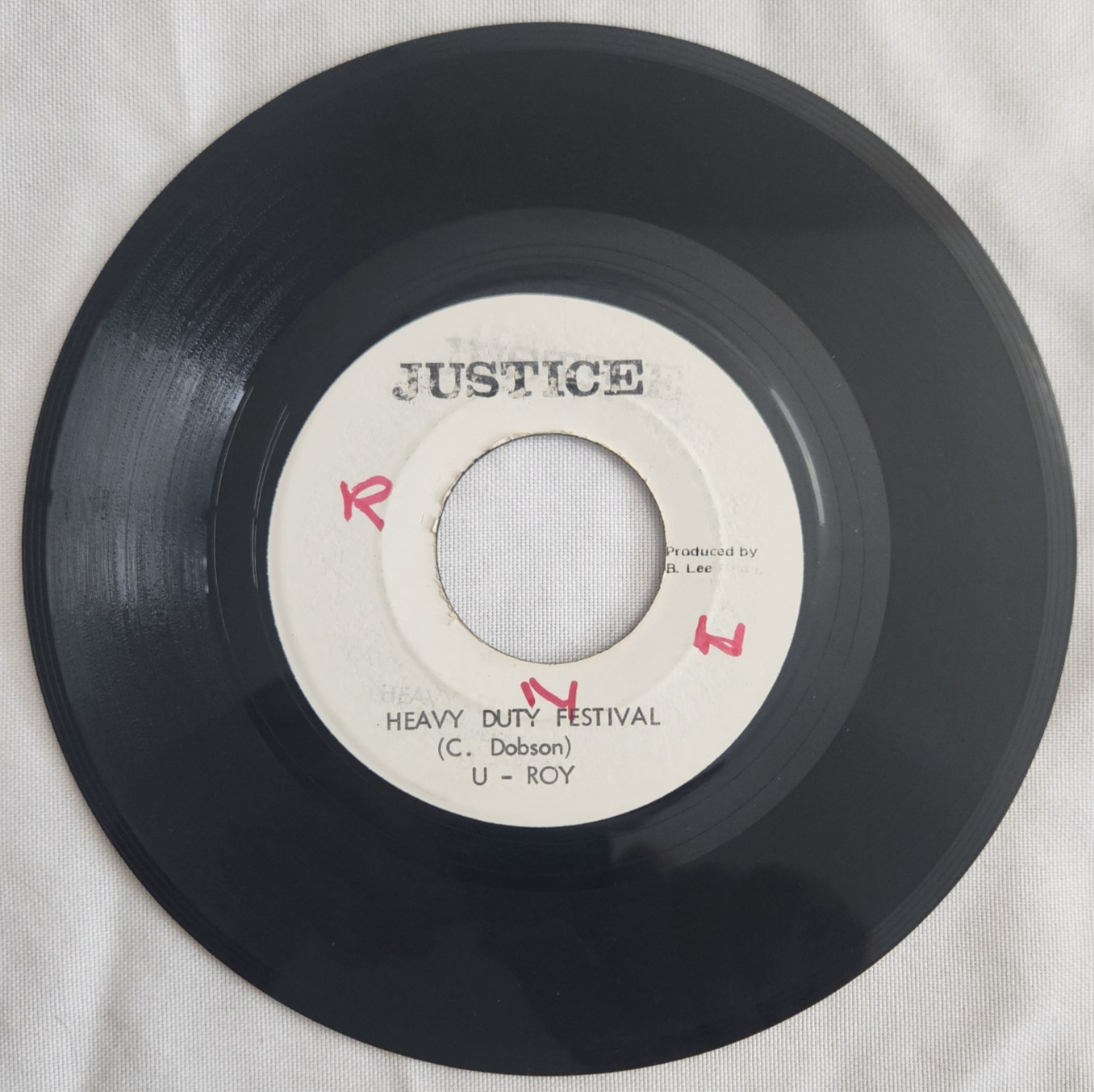 HEAVY DUTY FESTIVAL Reggae 45 JUSTICE B. LEE / The Agrovators MORE FESTIVAL