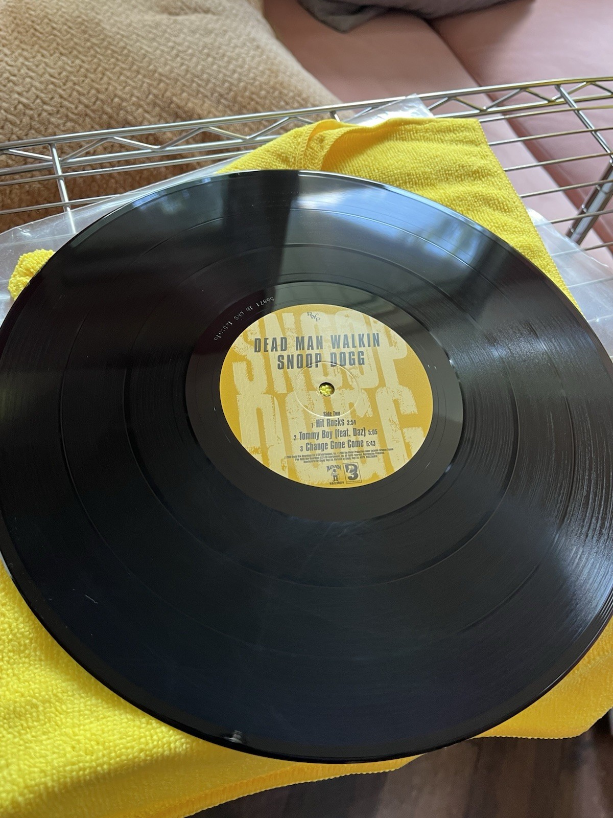 Snoop Dogg Dead Man Walking Signed Autographed Vinyl