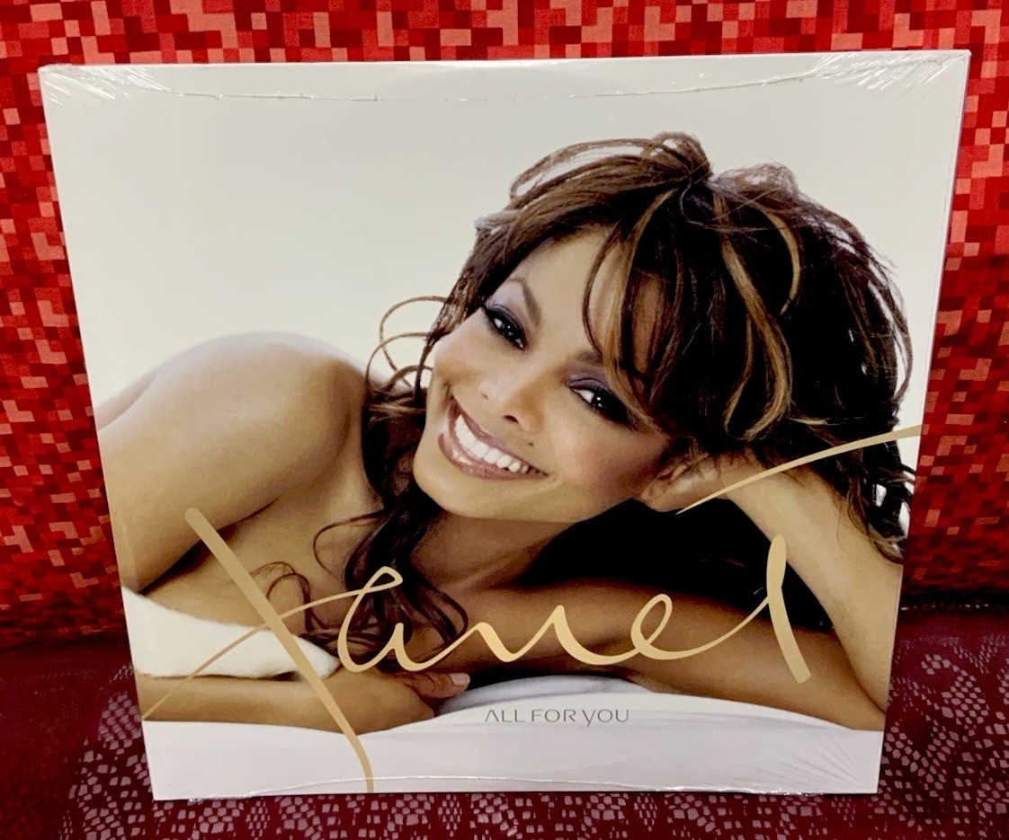2019 Janet Jackson “All For You” Virgin Records Reissue Gatefold 2-LP (Sealed)