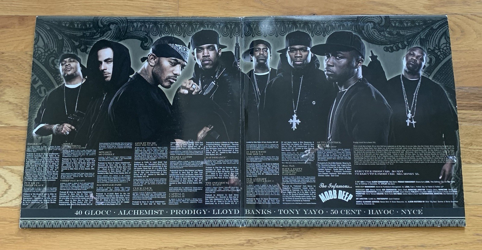 MOBB DEEP BLOOD MONEY VINYL RECORD LP 2LP INTERSCOPE RAP G-UNIT 50 CENT OG 2006