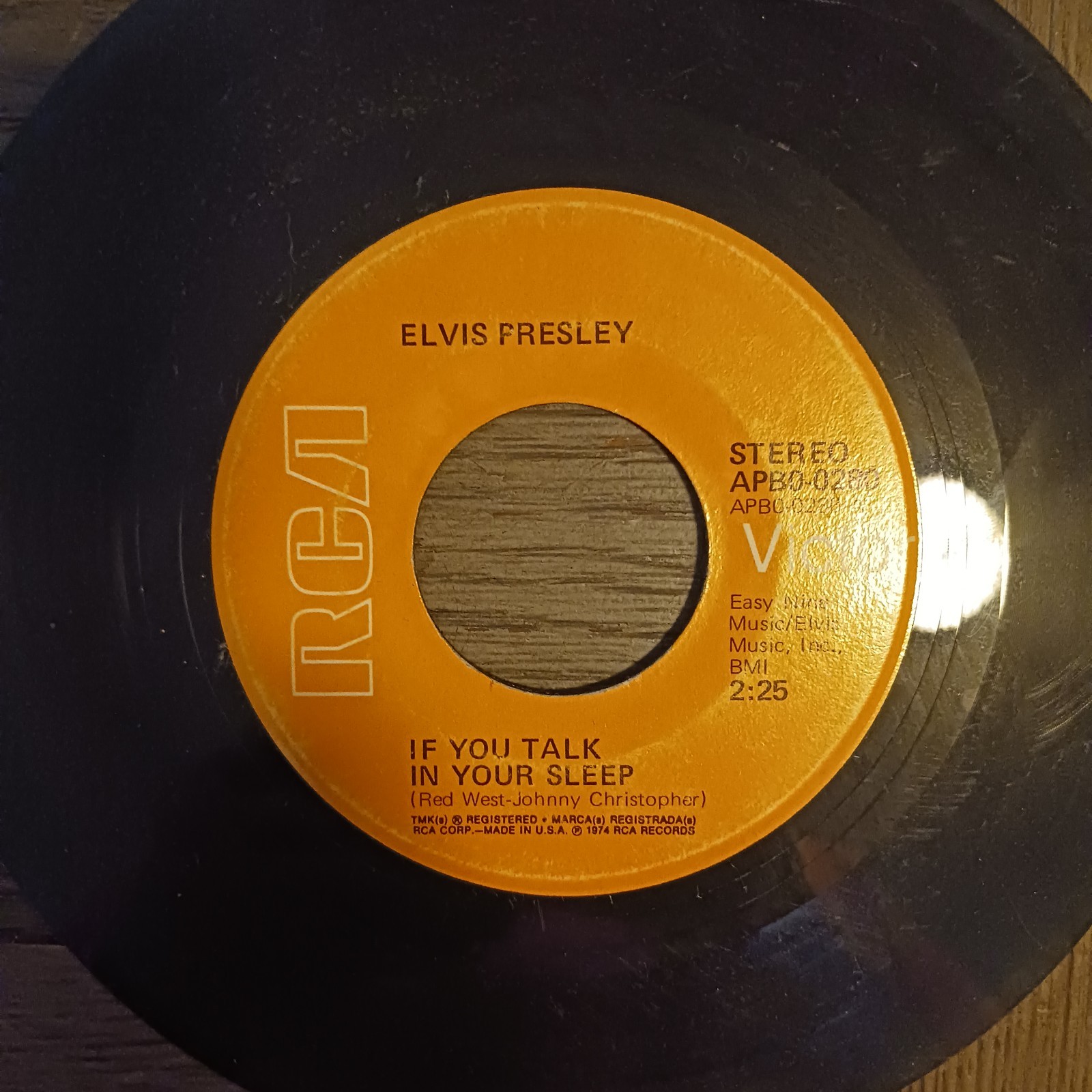 vintage 45 rpm elvis presley records