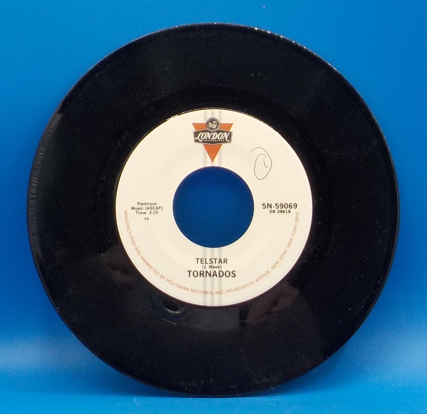 Tornados 45 “Telstar / Jungle Fever” NM G6