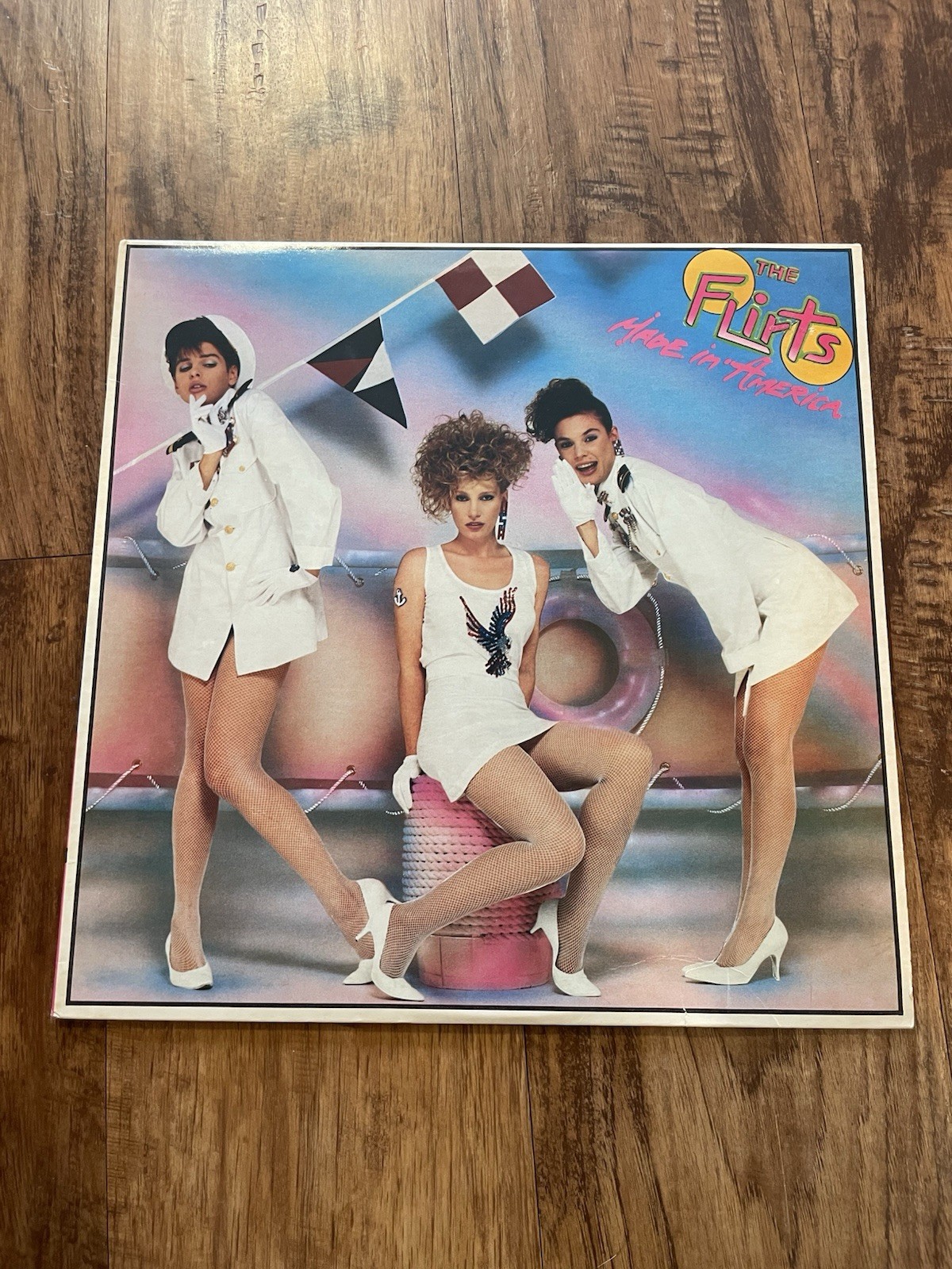 THE FLIRTS Made In America LP 1984 Telefon TE-8001 EX Hi NRG Synth Pop