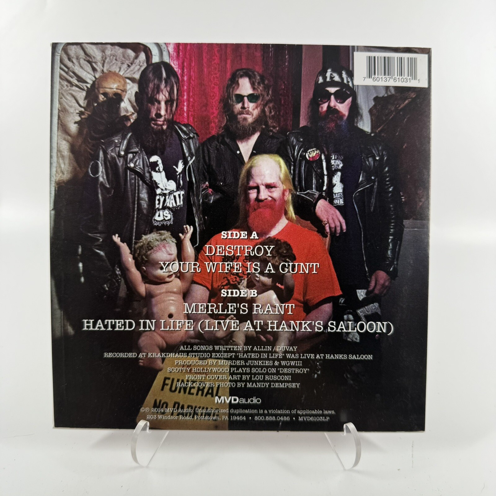 Murder Junkies – Gut Pit 7” Vinyl Red Color Variant